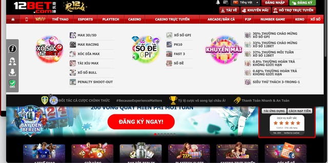 Khám phá thị trường lô đề trực tuyến sôi động có tại nhà cái 12Bet