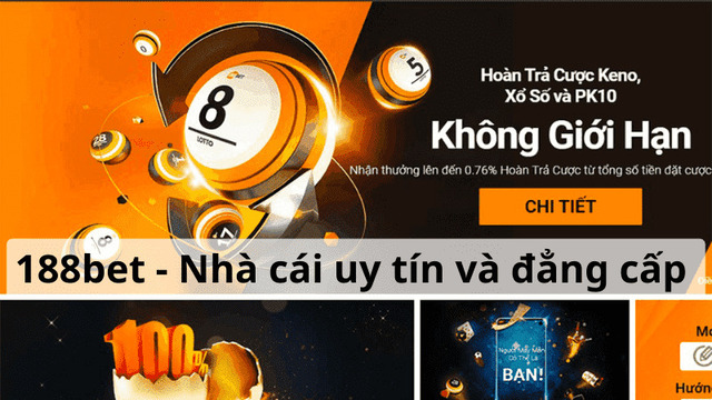Trải nghiệm cá cược lô đề xổ số đẳng cấp cùng với nhà cái 188BET