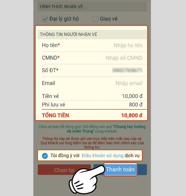 Nhập thông tin giao dịch rồi xác nhận thanh toán là được Nhập thông tin giao dịch rồi xác nhận thanh toán là được
