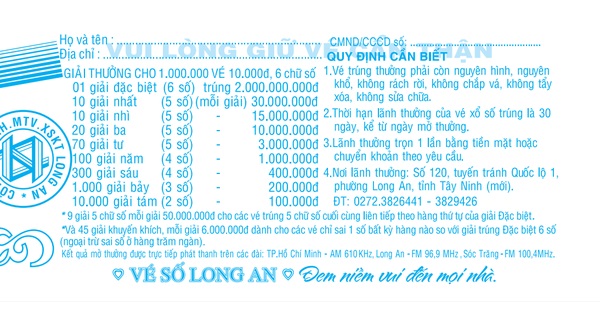Một vài điều cần lưu ý khi nhận thưởng giải 8 Một vài điều cần lưu ý khi nhận thưởng giải 8