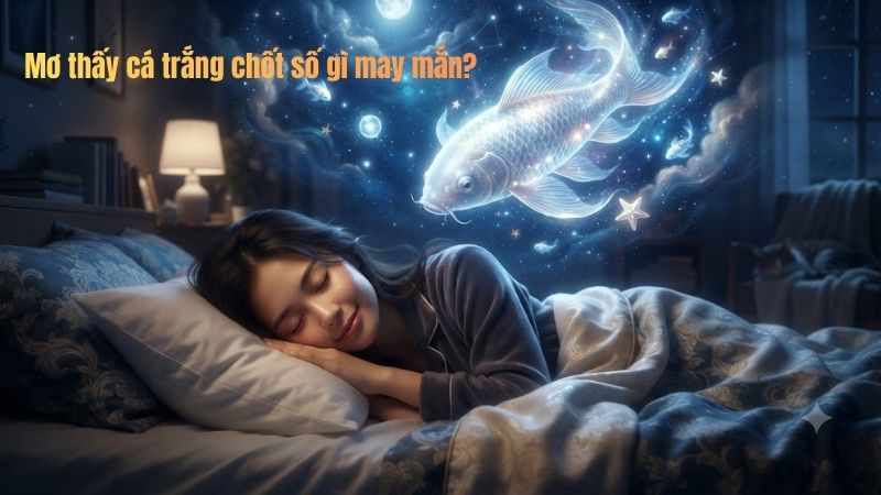 Tìm hiểu ngủ mơ cá trắng số mấy may mắn