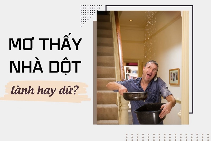 Mơ thấy trời mưa nhà bị dột là điềm báo gì?
